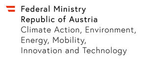 Republic of Austria, Federal Ministry for Climate Action, Environment, Energy, Mobility, Innovation and Technology logo