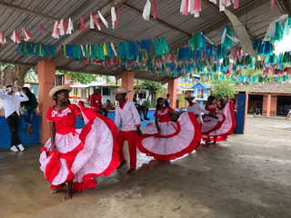 Women Traditional Dance in red dresses